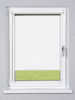 Store Enrouleur Cassette Mini Box Chaînette/Ressort Tamisant Blanc Sur-Mesure