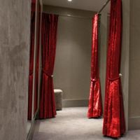 rideau de cabine d'essayage