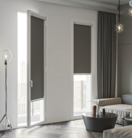 Store Enrouleur Cassette Mini Box Chaînette/Ressort Occultant Blanc Sur-Mesure