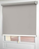 store enrouleur à ressort occultant gris