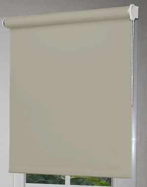 store enrouleur occultant mécanisme chaînette gris sur mesure  grandes dimensions