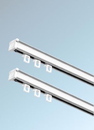 Tringle Rail Double KS blanc sur mesure