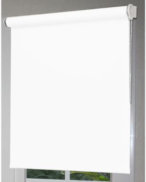 Store Enrouleur Chaînette Occultant Blanc sur-mesure