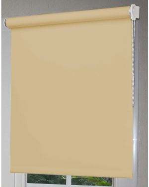 store enrouleur occultant sur mesure mécanisme chaînette jaune clair