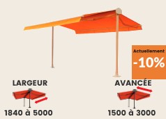 Store Double Pente Marbella sur mesure