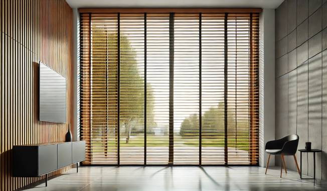 Store Vénitien Bois sur mesure