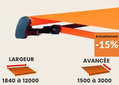 Store Banne Monobloc Bilbao sur mesure