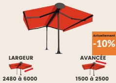 Store Double Pente Lisboa sur mesure