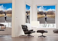 Store Imprimé Enrouleur à Ressort EzyRoller sur mesure