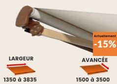 Store Banne Monobloc Alicante sur mesure