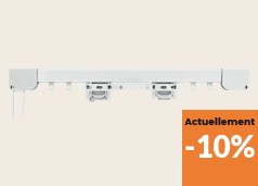 Tringle rail tirage cordon sur mesure