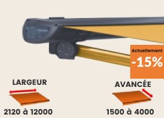 Store Banne Semi Coffre Tolède sur mesure