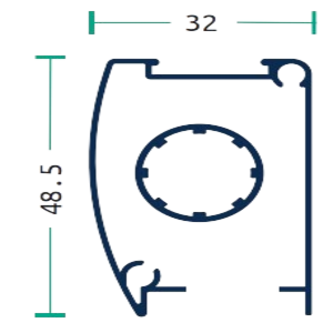 dimensions coffre moustiquaire verticale