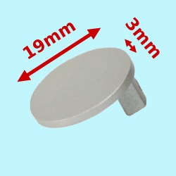 Bouchon Plat Tringle Déco 19 mm Bouchon Plat Tringle Déco 19 mm
