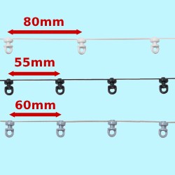 Glisseurs Wave Tringle Déco Glisseurs Wave Tringle Déco