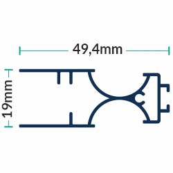 dimensions glissière diapositive moustiquaire latérale/bilatérale/centrale