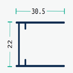 Dimensions Guide Latéral Moustiquaire Inclinée
