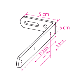 dimensions de l'&eacute;querre