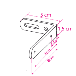 dimensions de l'&eacute;querre