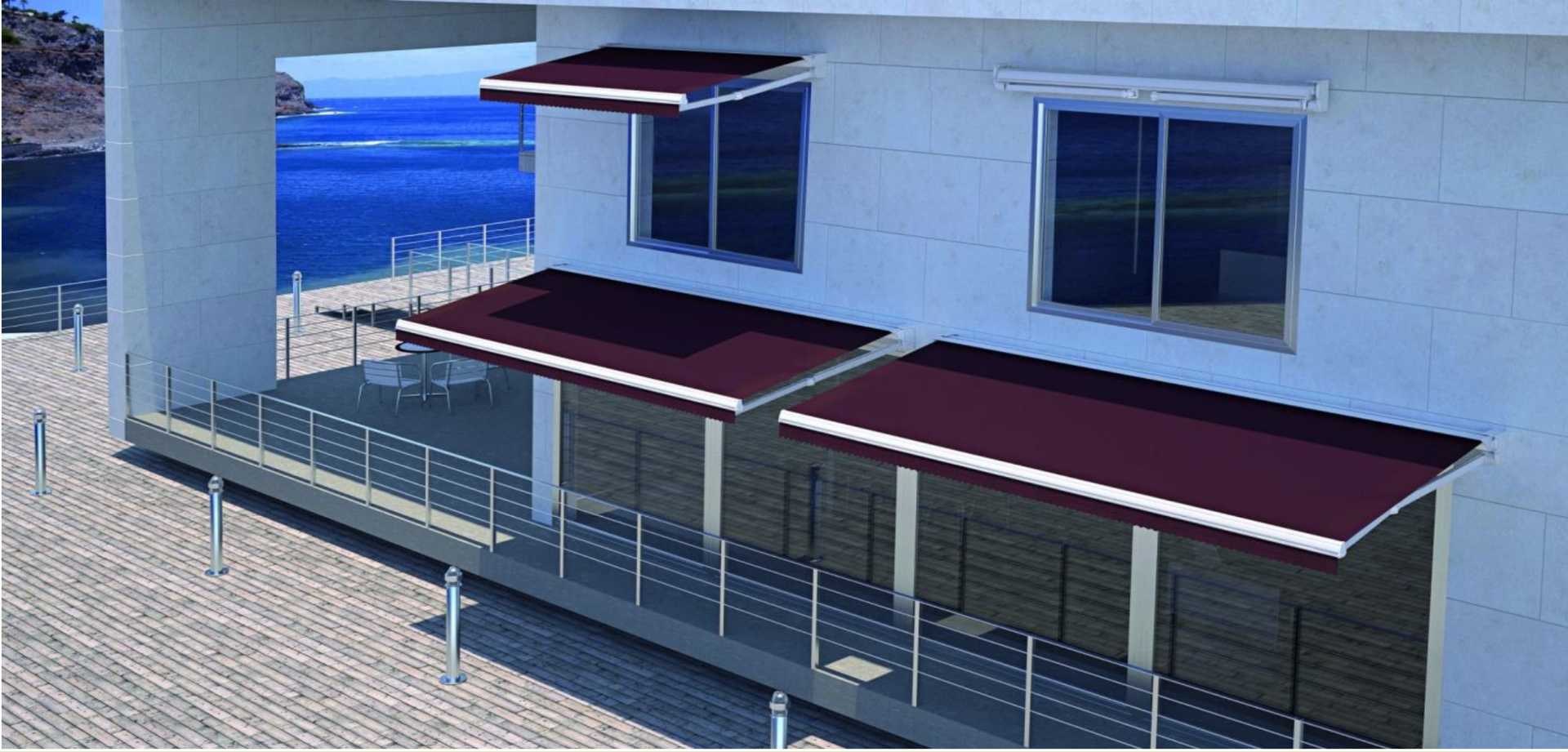 illustration store banne monobloc éco Cassis