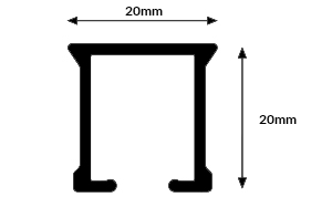 profil CS tringle wave sur mesure pour rideau